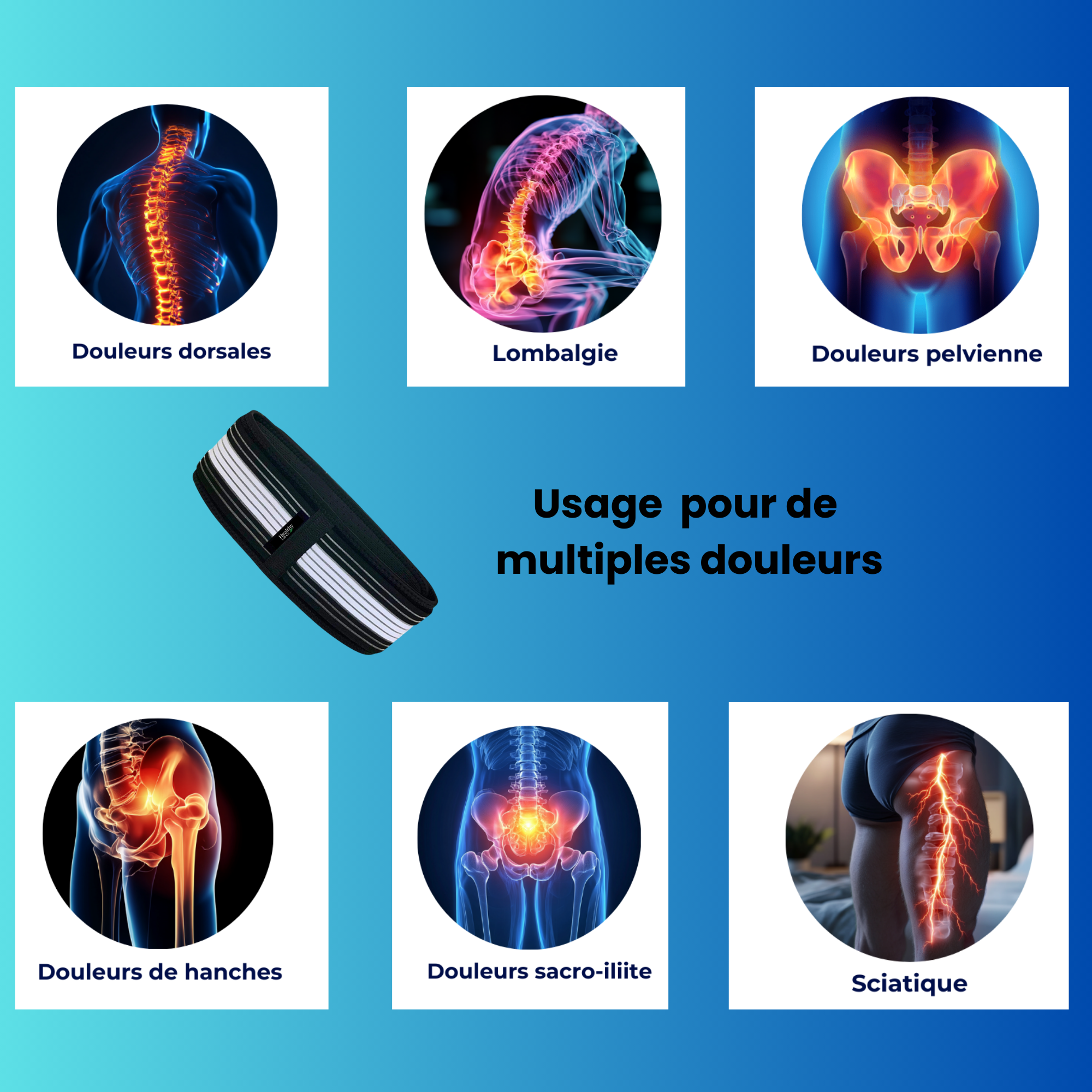 Bajam ™ - Ceinture de Soutien Dorsal